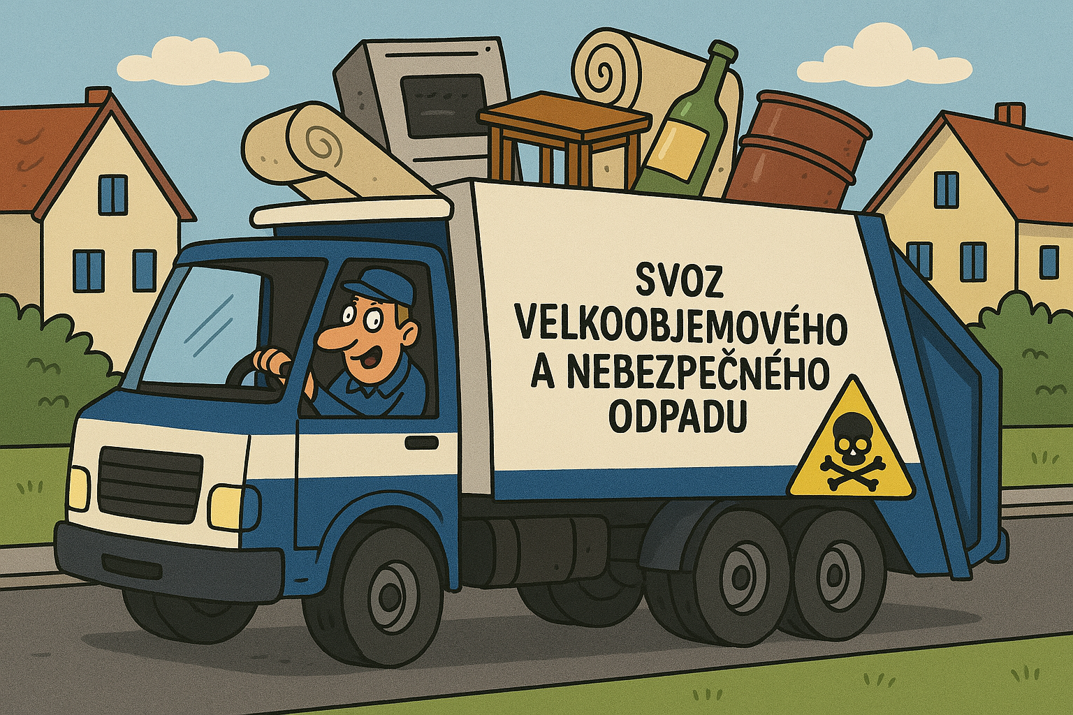 Svoz velkoobjemového a nebezpečného odpadu